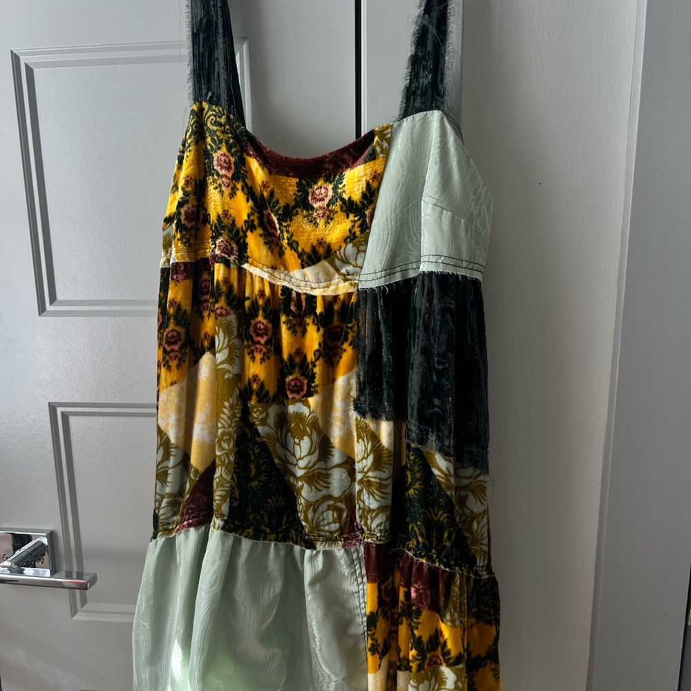 Patchwork Mini Dress - image 1